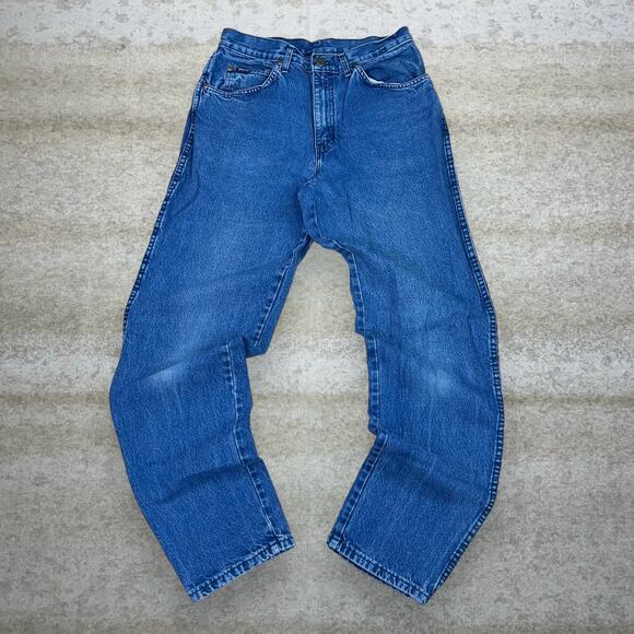 Vintage HIS Jeans Medium Wash Relaxed Fit High Quality Denim 90s - Picture 2 of 4